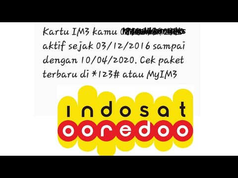 Cara cek umur kartu indosat