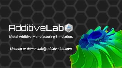 AdditiveLab - Inherent Strain Method