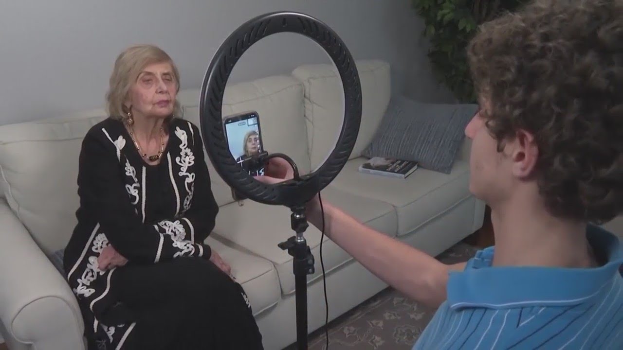 Holocaust survivor shares on Tiktok to educate young people