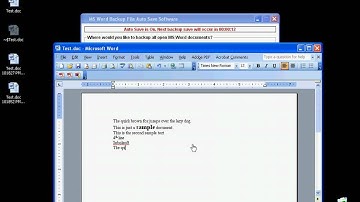 Sobolsoft com   How To Use MS Word Backup File Auto Save Software