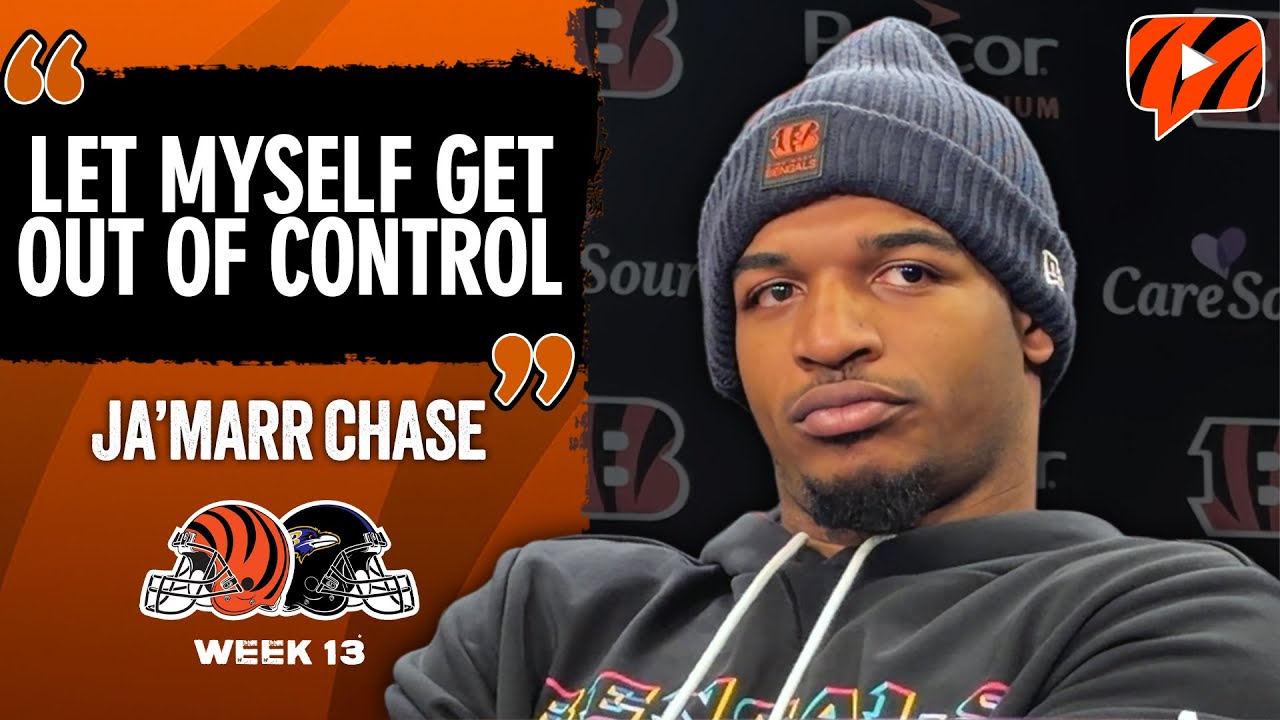 Джамарр Чейз о своем отстранении за плевок в Джейлена Рэмси, возвращении Джо Берроу и многом другом