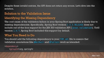 How to Fix Validation Not Working in Your Java Spring Application
