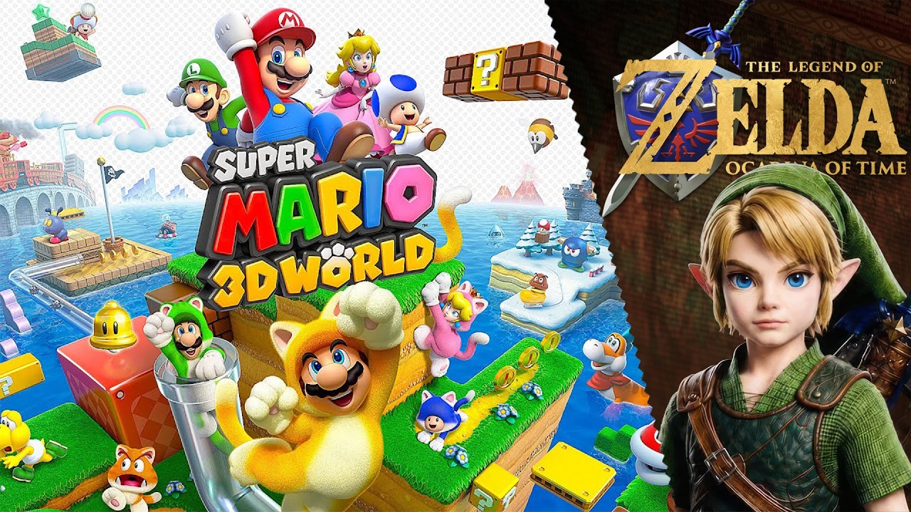Super Mario 3D World + The Legends of Zelda Ocarina of Time - Full