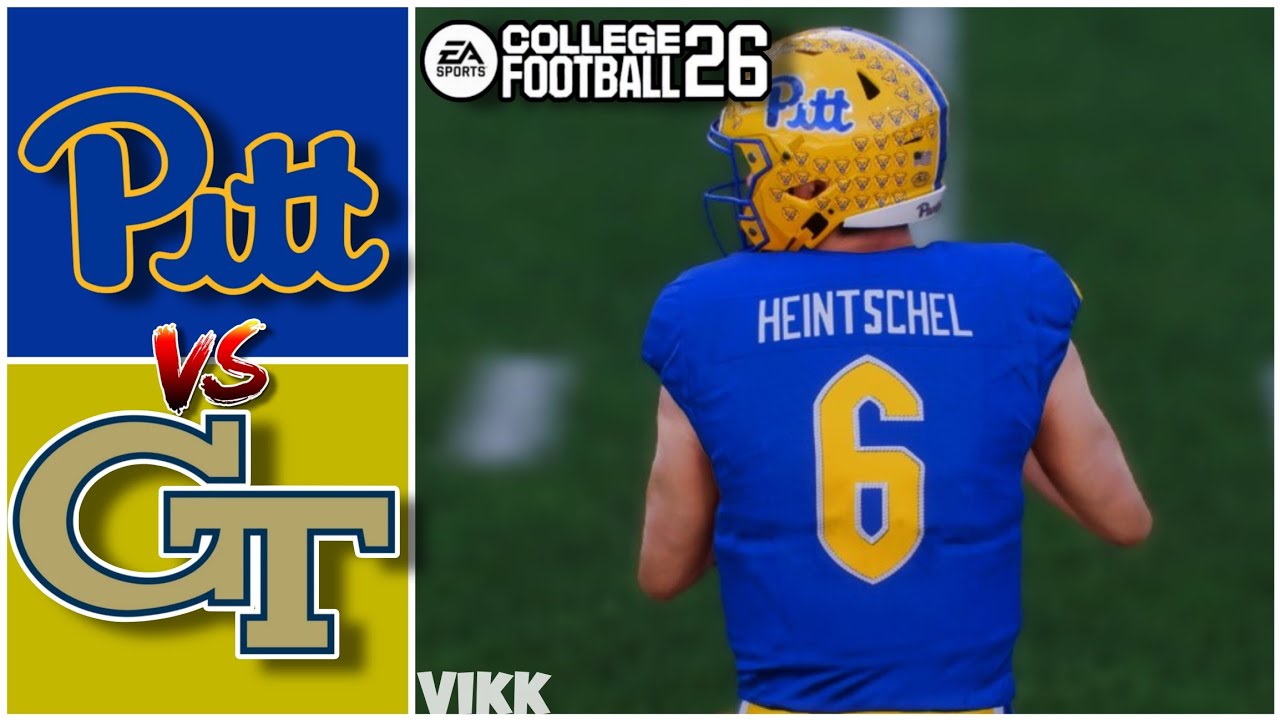 Pitt vs Georgia Tech 13 Simulation (College Football 26) - YouTube