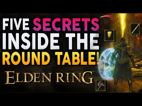 Elden Ring - 5 ROUND TABLE SECRETS YOU MAY NOT HAVE KNOWN!