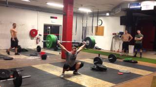 Snatch w. three second pause in bottom position: 120 x 1 rep by Björgvin Karl Gudmundsson