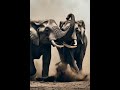Elephant vs elephant fight #elephant #short #adventure #animals #reels #videos