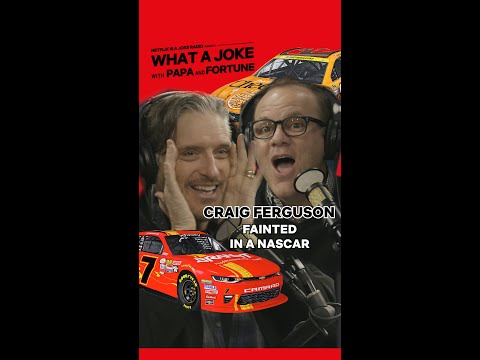 Craig Ferguson Fainted in a NASCAR