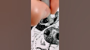 There is a difference between Pointillism & Stippling #Drawing #shorts