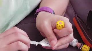 Solucortef Act-o-vial injection demo for adrenal insufficiency / adrenal crisis.