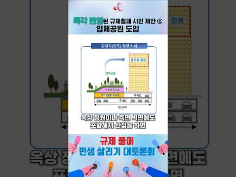 서울시 입체공원 도입 #규제철폐 #서울시