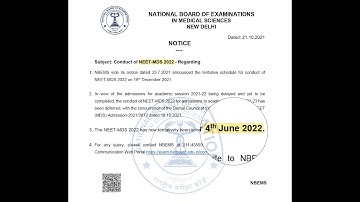 Breaking News | NEET MDS 2022 Exam Deferred | What To Do Next?