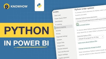 Python Set Up in Power BI Environment
