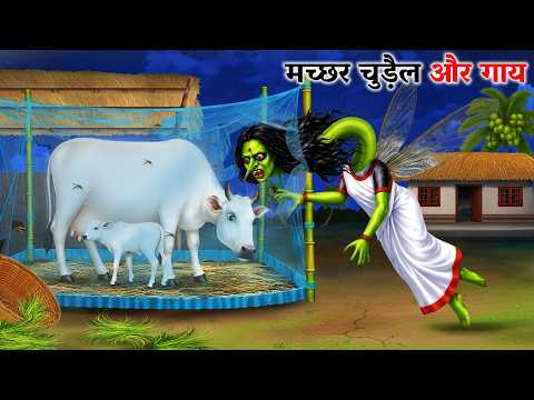 मच्छर चुड़ैल और गाय | Macchar Chudail Aur Gaai | Chudail Cartoon Story