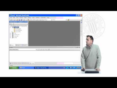 In the Microsoft Visual Studio programming environment | | UPV