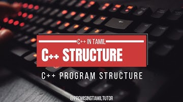 C++ Syntax| Cin Cout| Input output Functions| C++ in tamil.