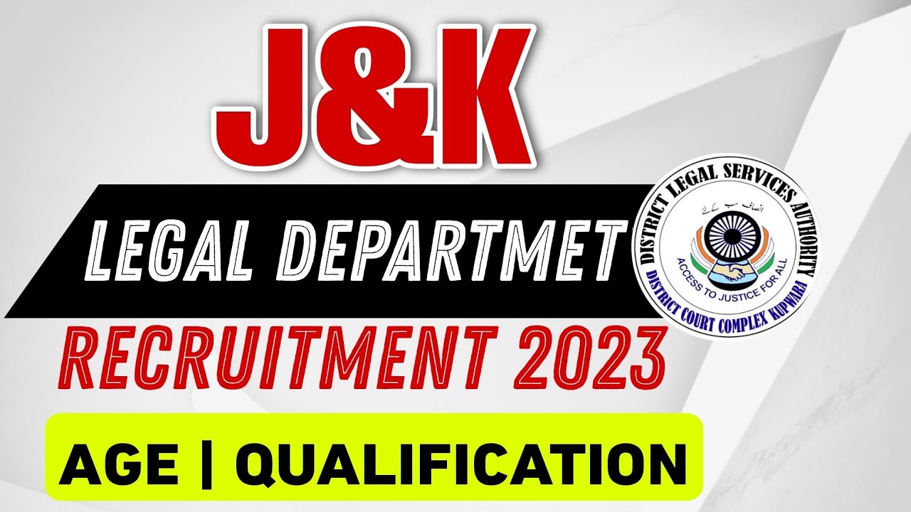 J&K latest Recruitment Notification 2023 Out | JKLSA Recruitment 2023