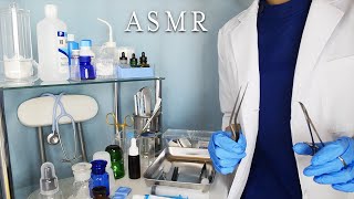 【ASMR ロールプレイ】傷の治療  Medical Roleplay  Japanese Doctor / Layered Sounds