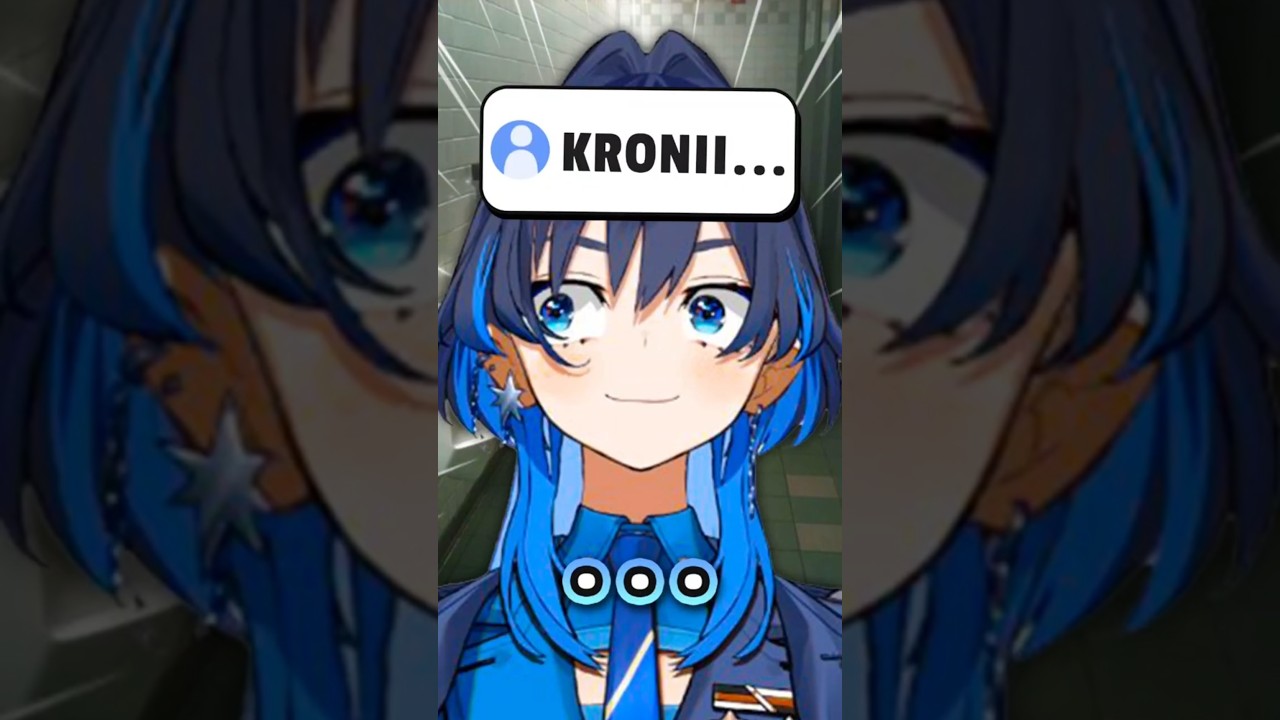 Kronii is still curious about the men's bathroom