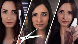 3 in 1 ASMR Deutsch Friseur Roleplay für Männer ✂ Haare schneiden und Bart rasieren (German ASMR)