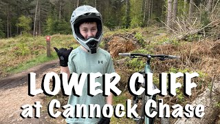 Lower Cliff  (Fast section) POV Cannock Chase MTB on my Calibre Line T2 - Age 9 - The Monkey Trail