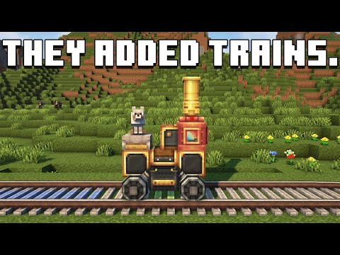 Create Mod نے ابھی Minecraft میں ٹرینیں شامل کیں۔