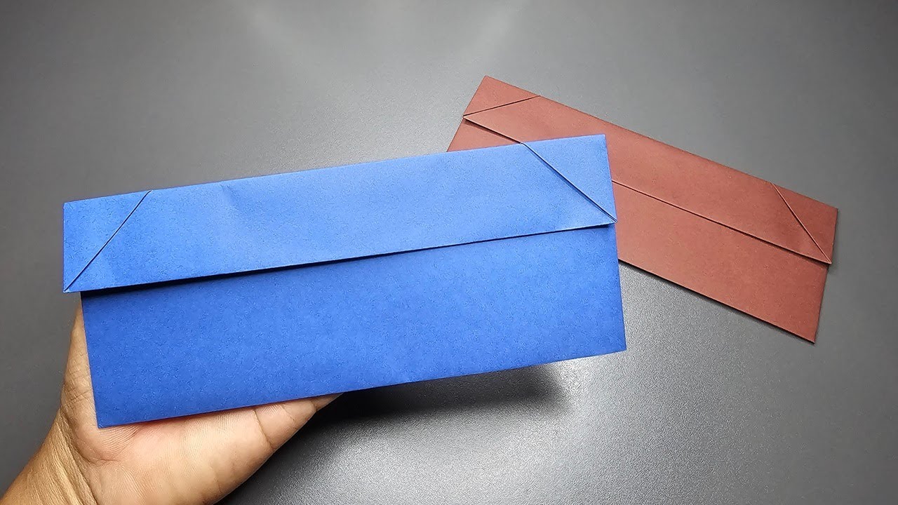 Origami envelope letter, easy origami envelope making tutorial, How To