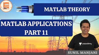 Electric ckt application in matlab-1 | MATLAB THEORY | GATE/ESE | EE | Sunil Manjani screenshot 2