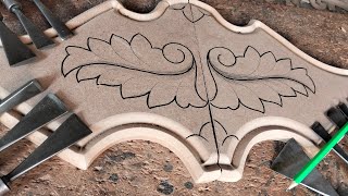 wood carving rose flower art ideas for beginners/wood carving simple designs