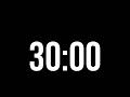 30 Minute Timer With Alarm ⏰ | Black Screen | No Music
