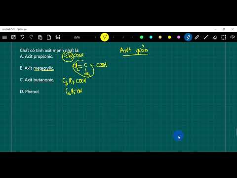 Video: Nhóm chức nào có tính axit mạnh nhất?
