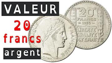 Quelle est la valeur d'une pièce de 20 francs de 1933 ?