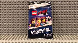 Lego Movie 2 Awesome Trading Cards Pack Opening!!!