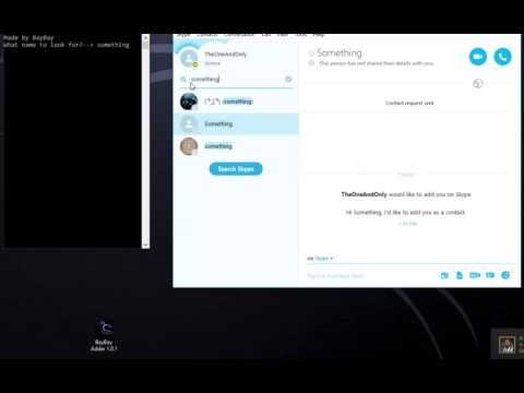 Skype auto adder