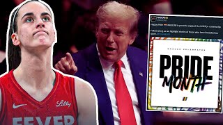 Donald Trump TAKES OVER UFC 302, Caitlin Clark ATTACKED By Jealous WNBA Players, Pride Month CRINGE