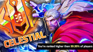 I FINALLY HIT CELESTIAL RANK WITH THOR IN MARVEL RIVALS | Marvels Rivals Ranked
