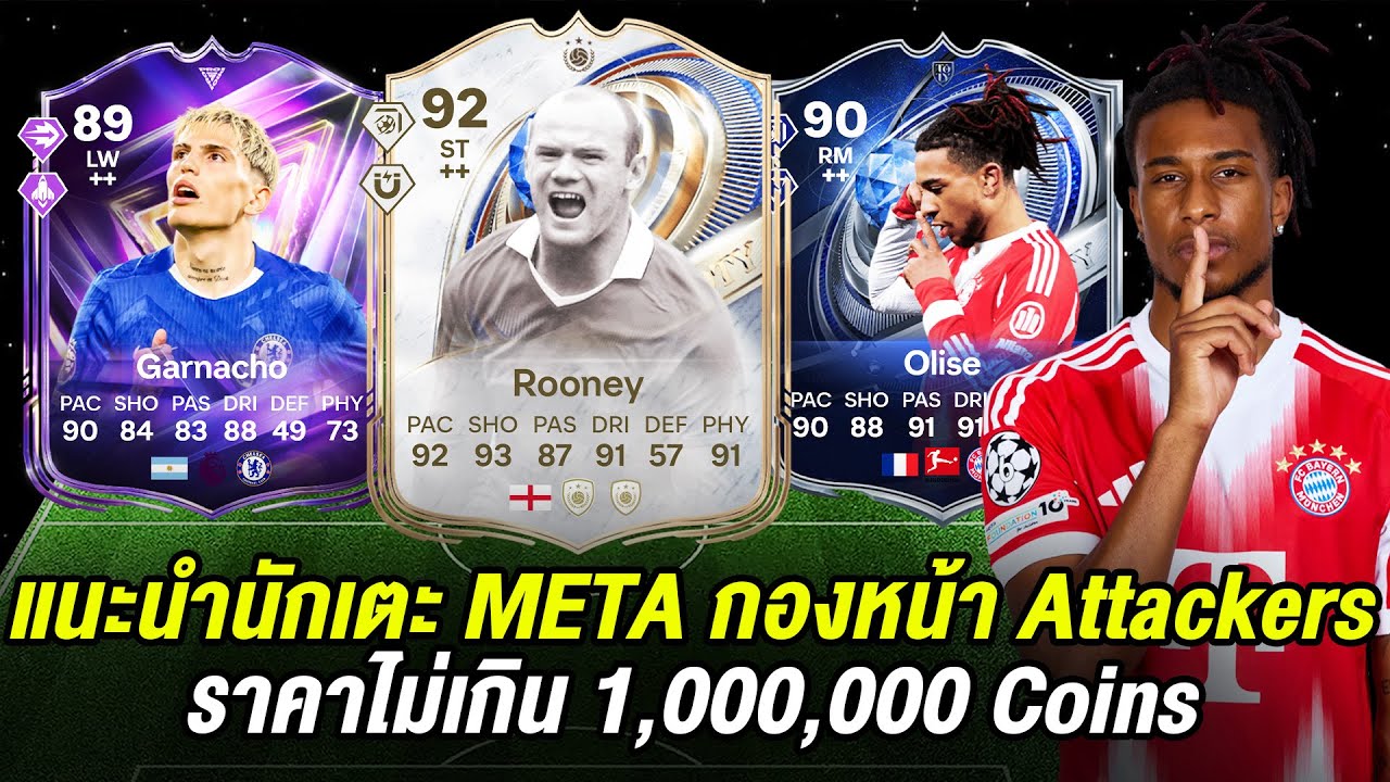 แนะนำนักเตะ META กองหน้า LW/RW/ST ราคาไม่เกิน 1,000,000 Coins 🥇- FC 26 Ultimate Team