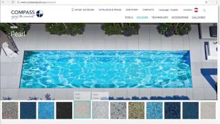 Compass Pools zwembadkleuren