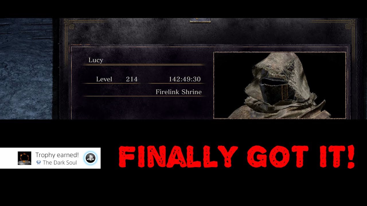 Dark Souls 3 - Finally got the Platinum Trophy! - YouTube