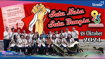 "Satu Nusa Satu Bangsa" oleh Guru dan Karyawan di Hari Sumpah Pemuda 2021 | SD Strada Van Lith I