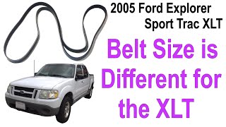 What Size Belt Does a 2005 Ford Explorer Sport Trac XLT Take by fixingstuffinblackandwhite 21 views 4 months ago 1 minute, 12 seconds