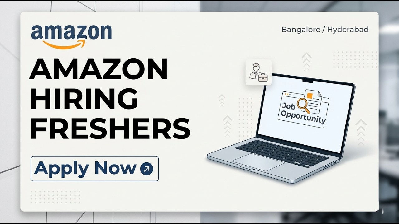 Amazon Hiring Freshers | Transportation Specialist Job | Full ...