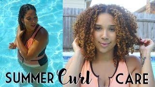 My Summer Pool & Beach Curl Care Routine All Things Ada