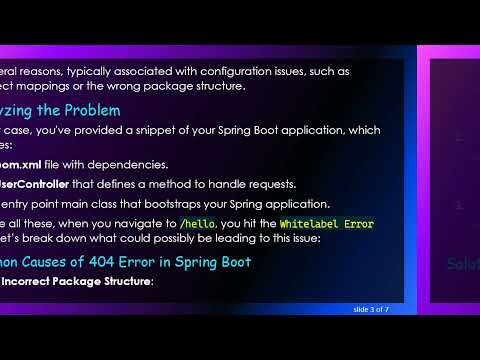 Resolving the Whitelabel Error Page in Your Spring Boot Project