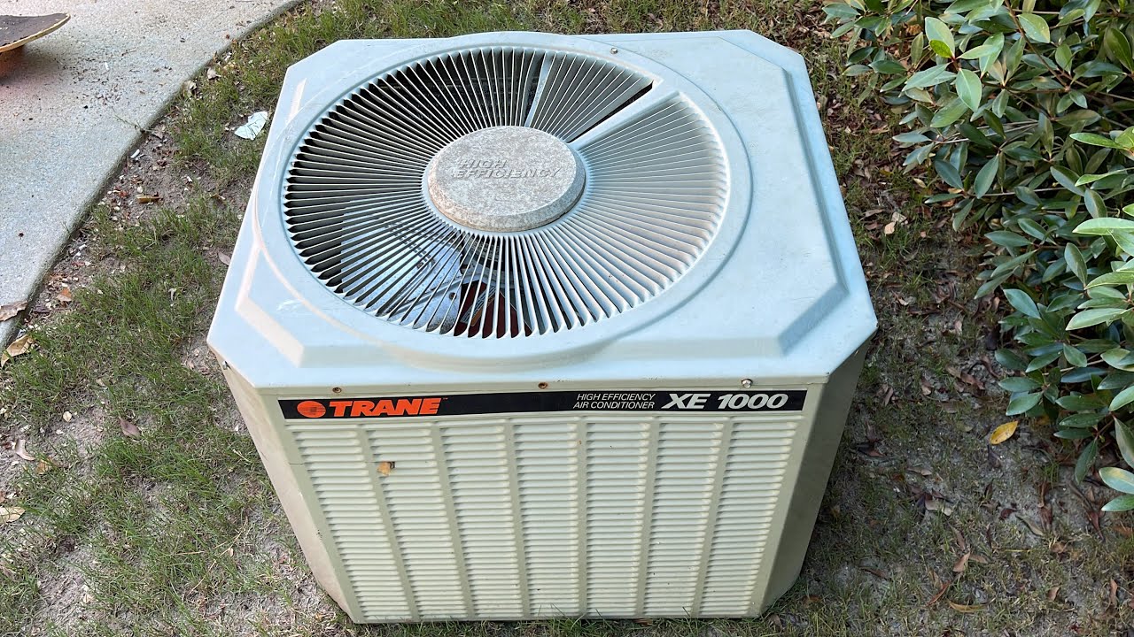 Disconnected 2001 Trane XE1000 Air Conditioner YouTube