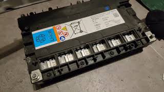 Ford Puma Small 44v Hybrid Battery Disassembly