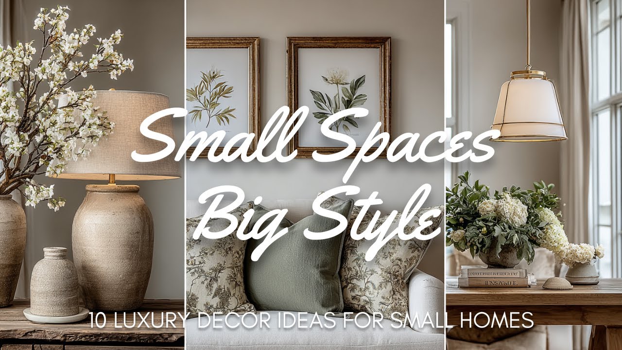 Picture Idea: Small Spaces Big Style 10 Mix Old And New Luxury