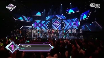 180531BTS performing "FAKE LOVE