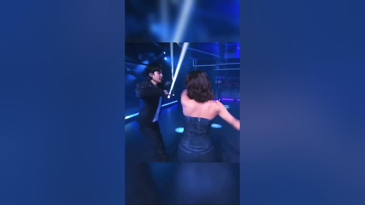 jimin with girl 😮🥵"like crazy" performance #jimmyfallon #jimin #fallontonight