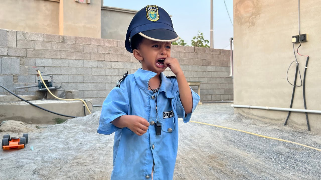 الحرامي اخذ سيارة الشرطي الصغير 😱🚓‼️ #شاص 